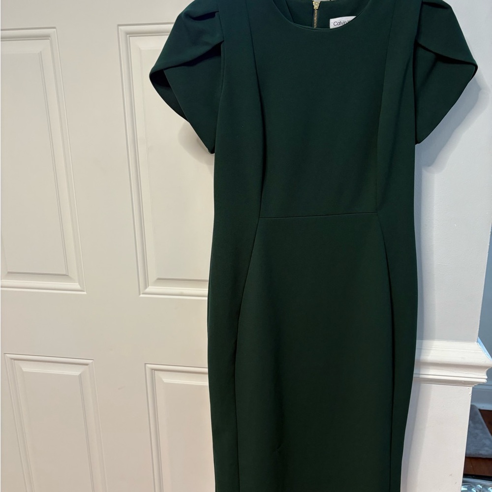 Emerald Green Calvin Klein Dress